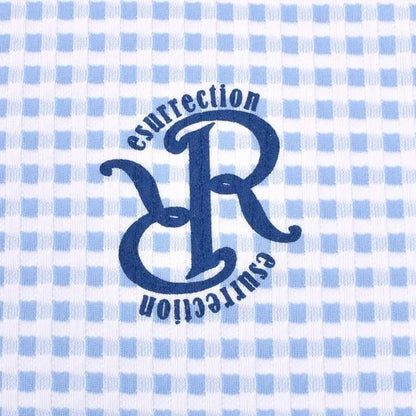Resurrection WOMENS Gingham Check Sleeveless Polo Shirt