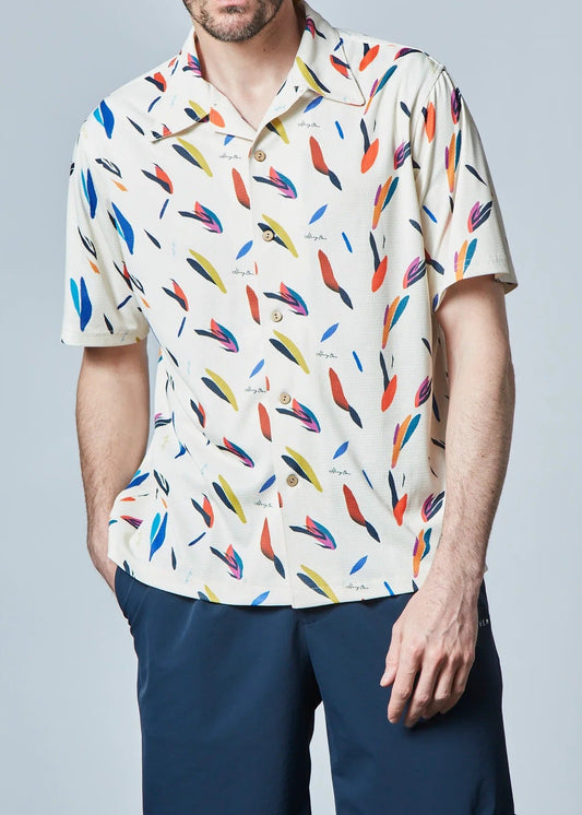 HERG1 MENS Summer Print Open Shirt
