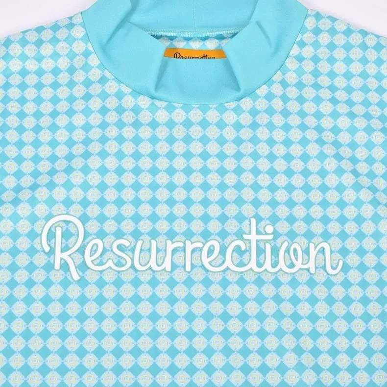 Resurrection WOMENS Scramble Cross Mock Neck
