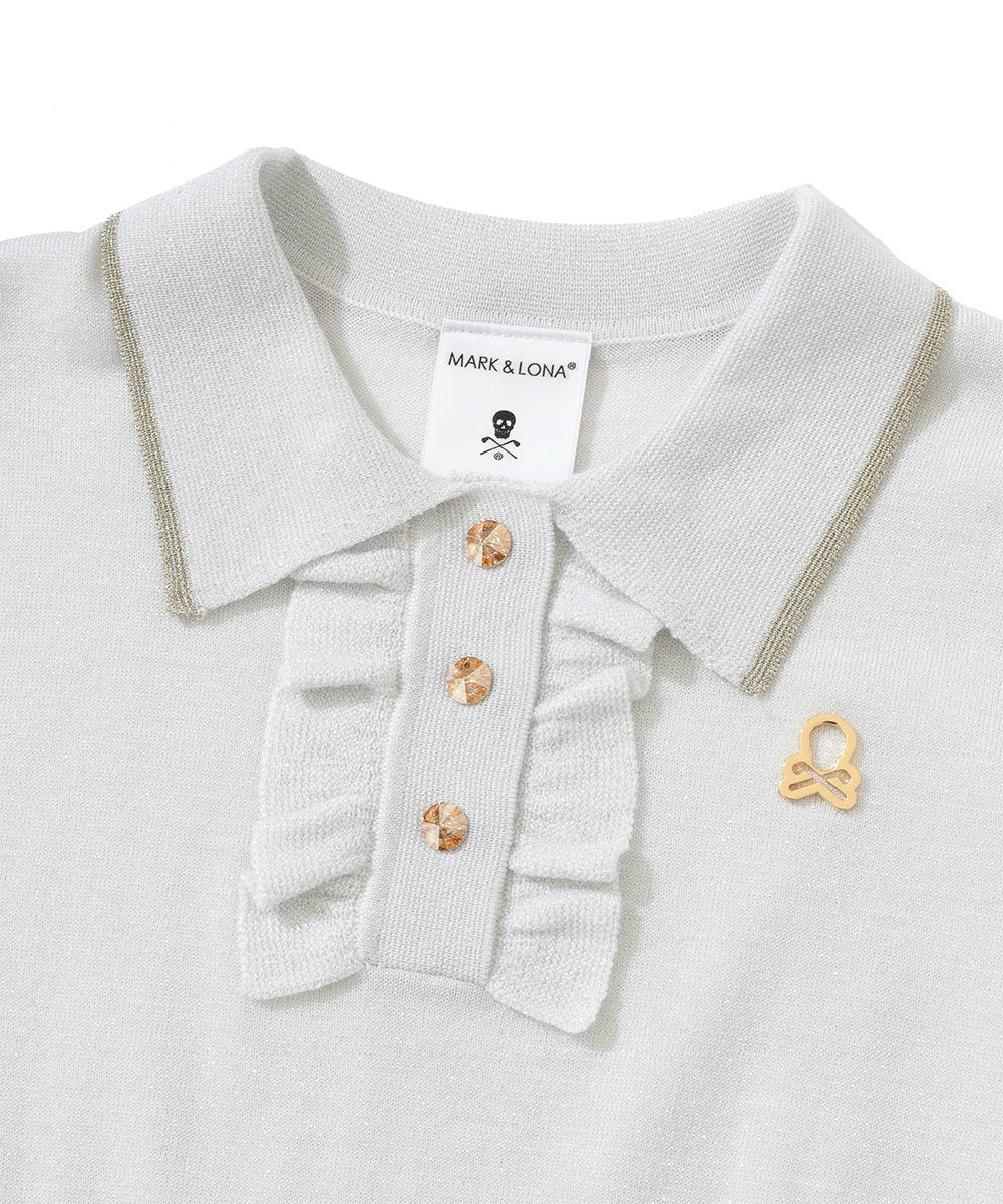 MARK&LONA WOMENS Celestial Sparkle Knit Polo