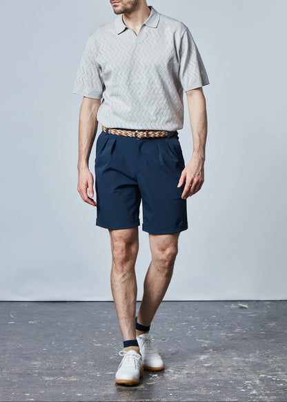 HERG1 MENS Matte Stretch 2-Tuck Shorts