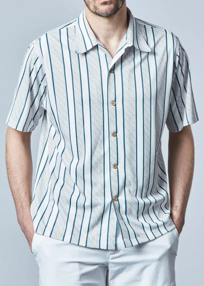 HERG1 MENS Summer Print Open Shirt