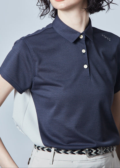 HERG1 WOMENS Piqué x Dot Air Flare Polo