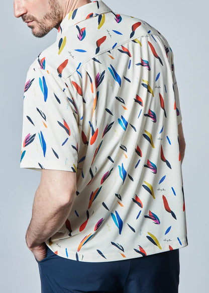 HERG1 MENS Summer Print Open Shirt