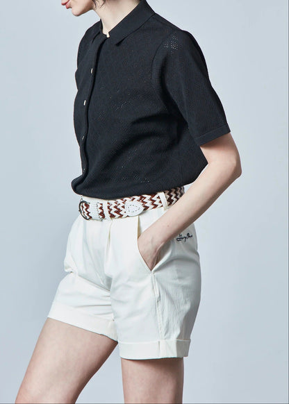 HERG1 WOMENS Open-collar Dry Knit Shirt Ladies