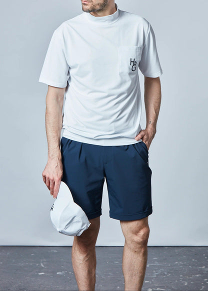 HERG1 MENS True Beaute Short Sleeve Mock Neck