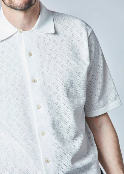 HERG1 MENS Open-collar Dry Knit Shirt