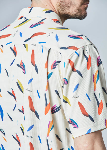 HERG1 MENS Summer Print Open Shirt