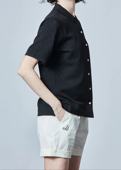 HERG1 WOMENS Open-collar Dry Knit Shirt Ladies