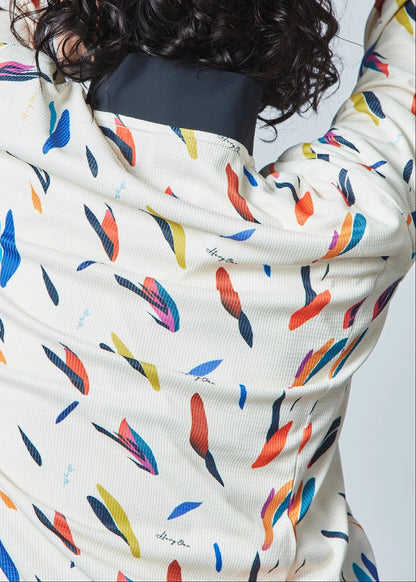 HERG1 WOMENS Summer Print Blouson Ladies