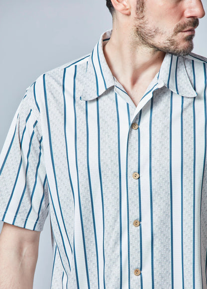 HERG1 MENS Summer Print Open Shirt