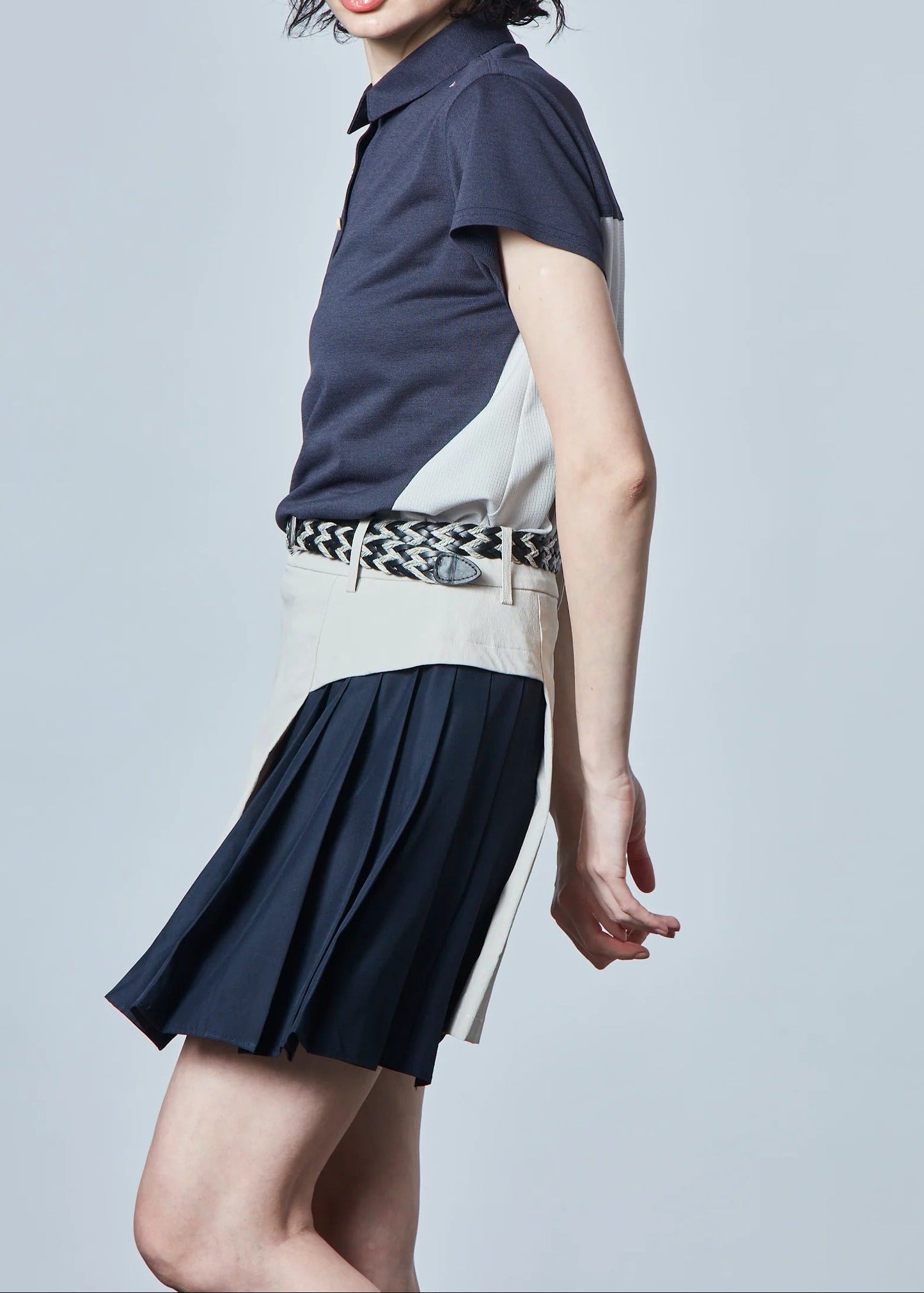 HERG1 WOMENS Piqué x Dot Air Flare Polo