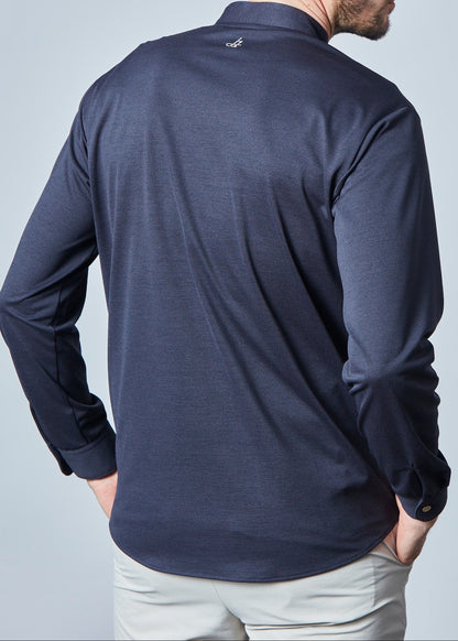 HERG1 MENS Stand Collar Long Sleeve Shirt