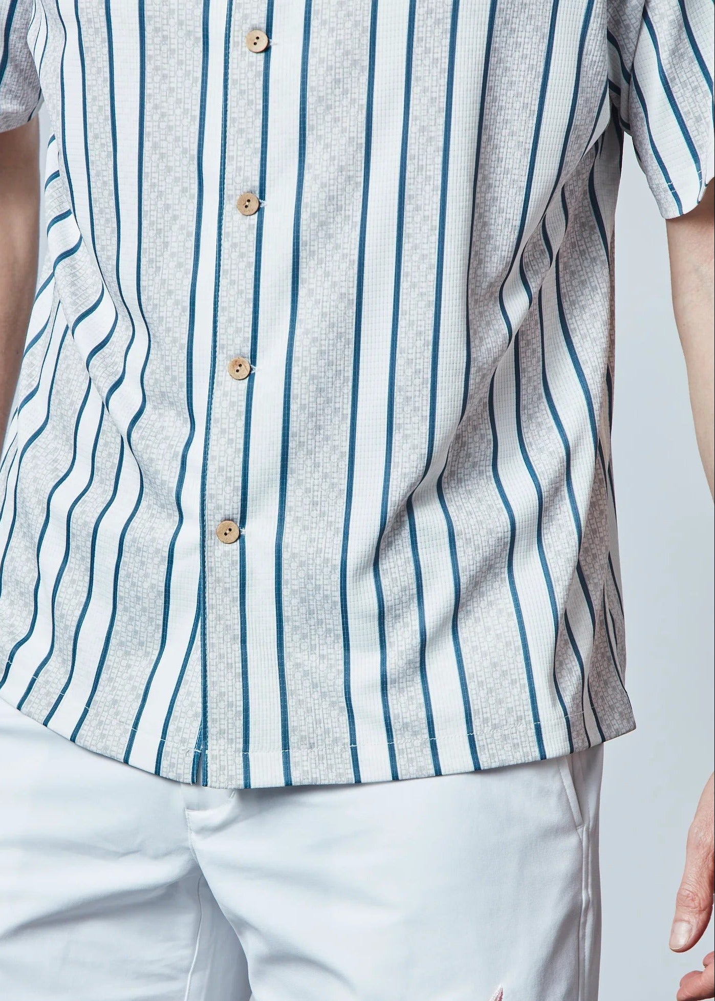 HERG1 MENS Summer Print Open Shirt