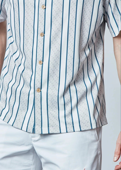 HERG1 MENS Summer Print Open Shirt