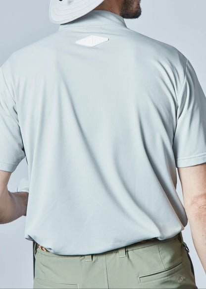 HERG1 MENS True Beaute Short Sleeve Mock Neck