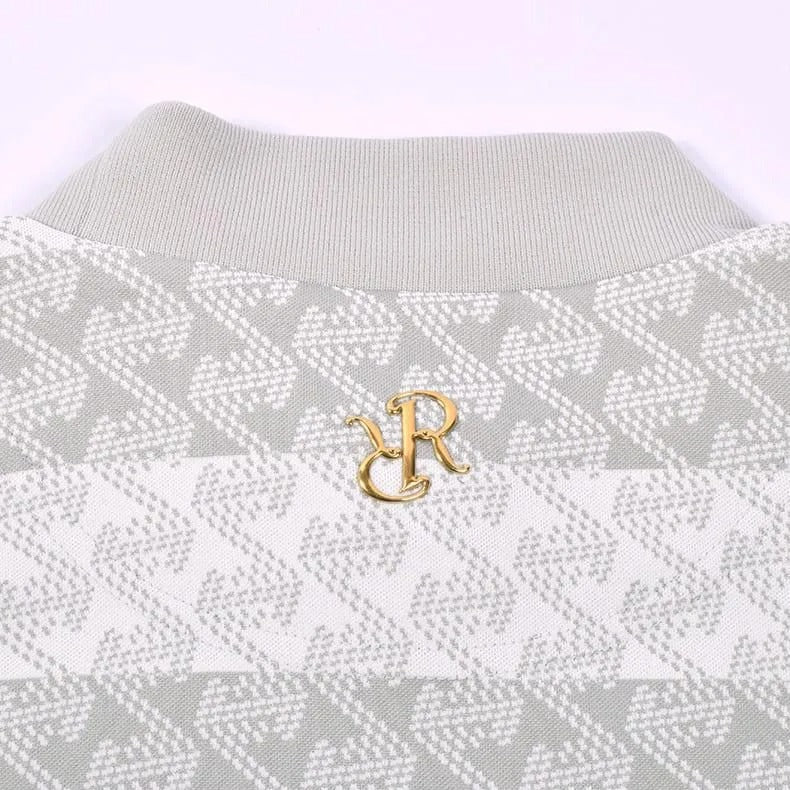 Resurrection MENS GM Striped Jagard Mock Neck