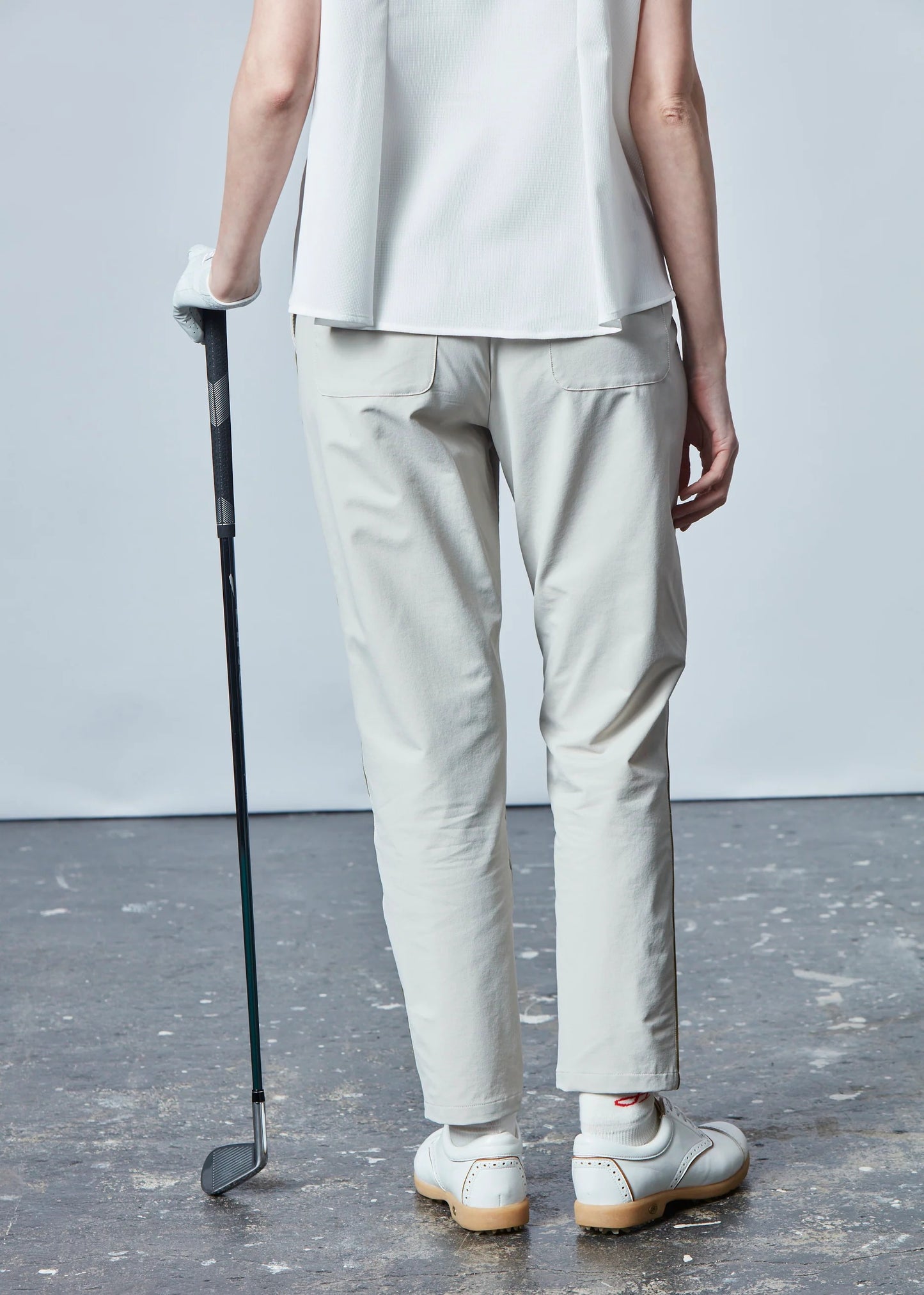HERG1 WOMENS Piping Tuck Long Pants