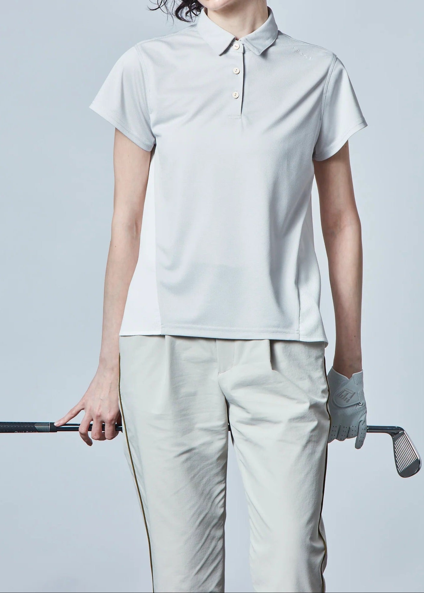 HERG1 WOMENS Piqué x Dot Air Flare Polo