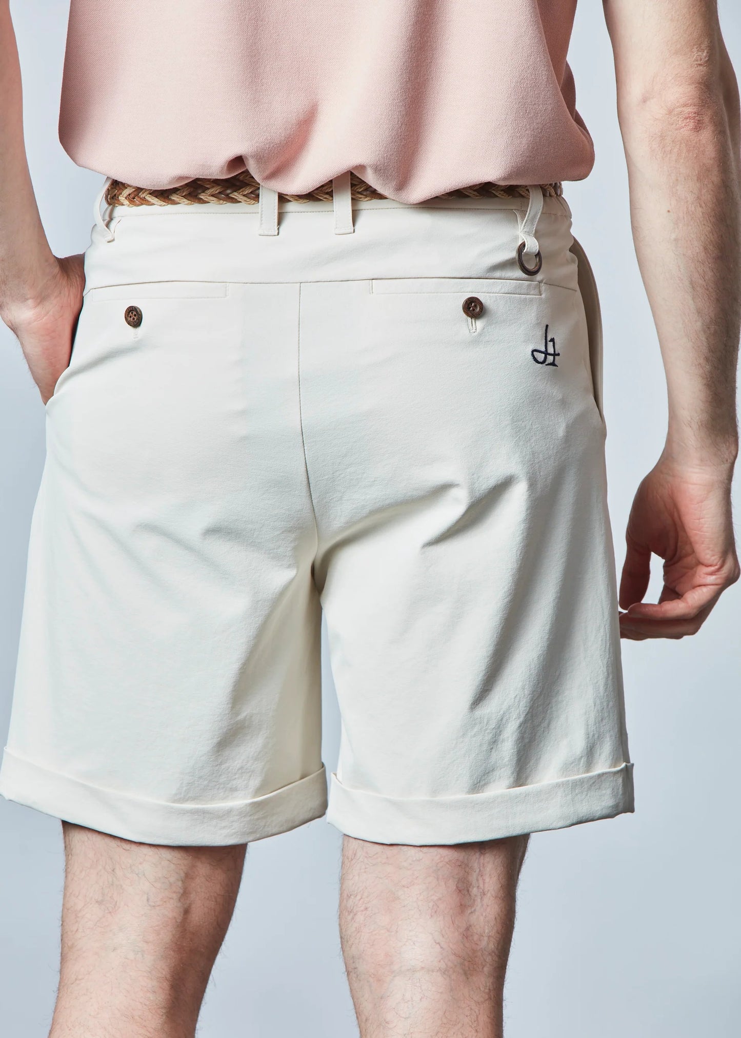 HERG1 MENS Matte Stretch 2-Tuck Shorts