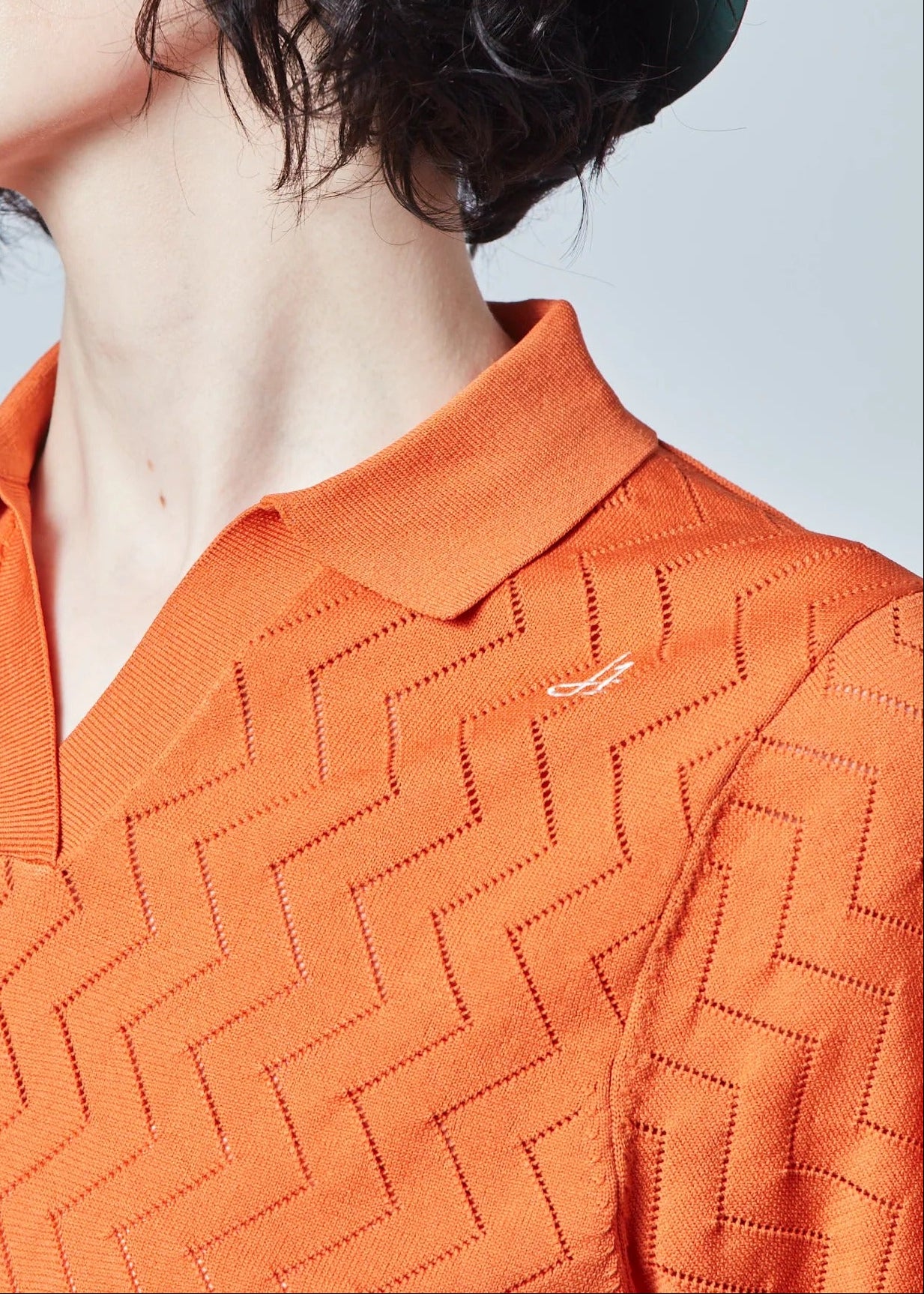 HERG1 WOMENS Skipper Mesh Knit Polo