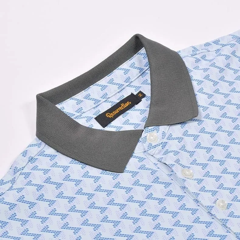 Resurrection MENS GM Print Polo Shirt