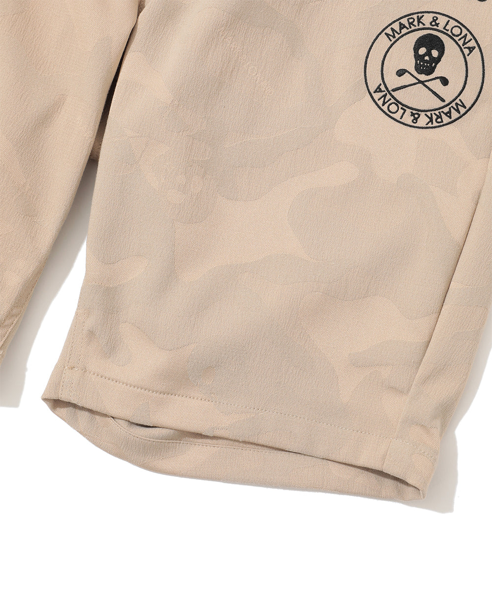 MARK&LONA MENS Gauge Utility Camo Jacquard Shorts