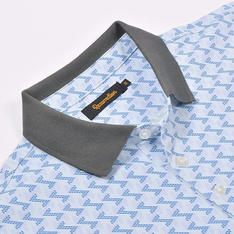 Resurrection MENS GM Print Polo Shirt