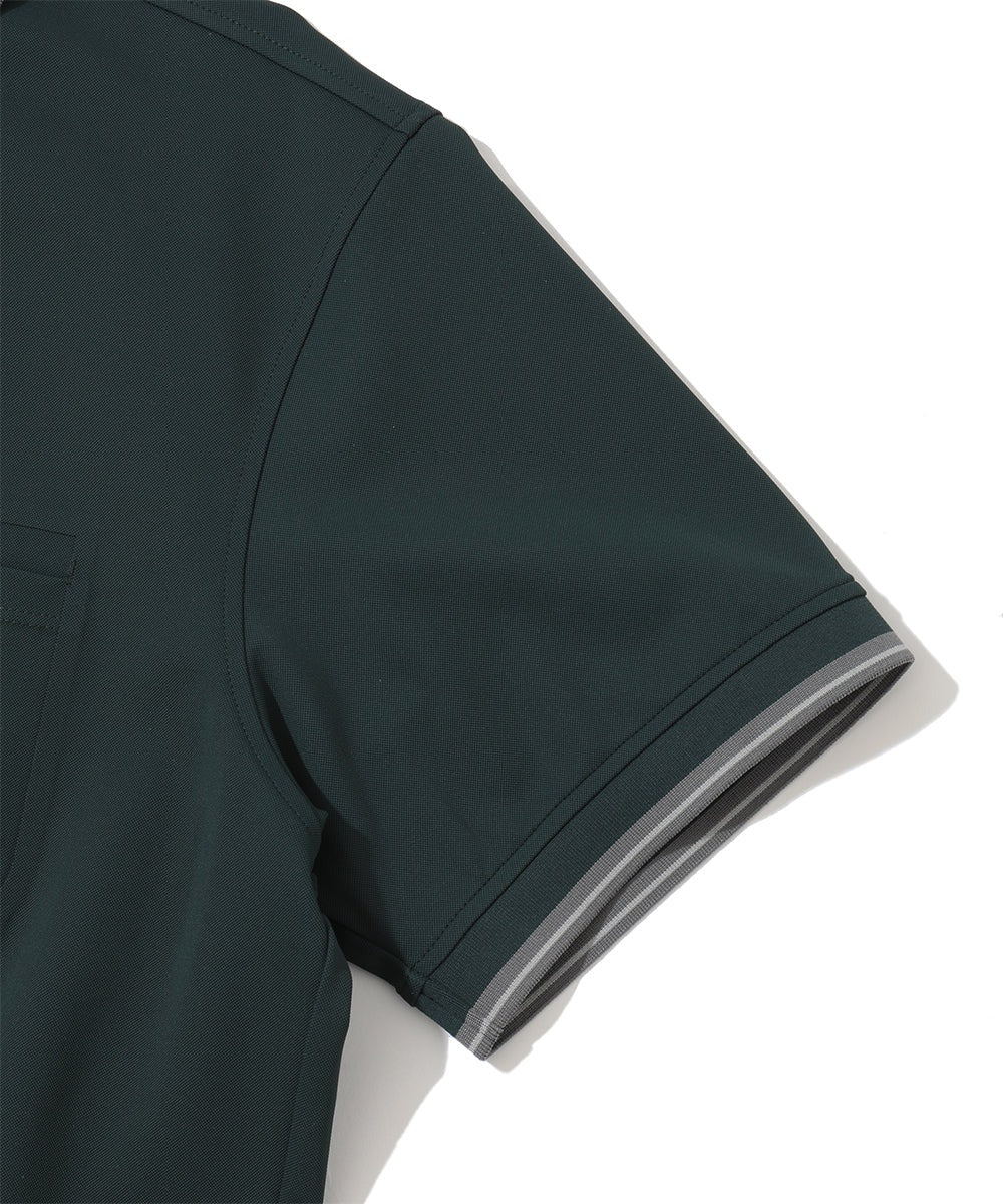 MARK&LONA MENS Stela Patch Pocket Stretch Piqué Polo