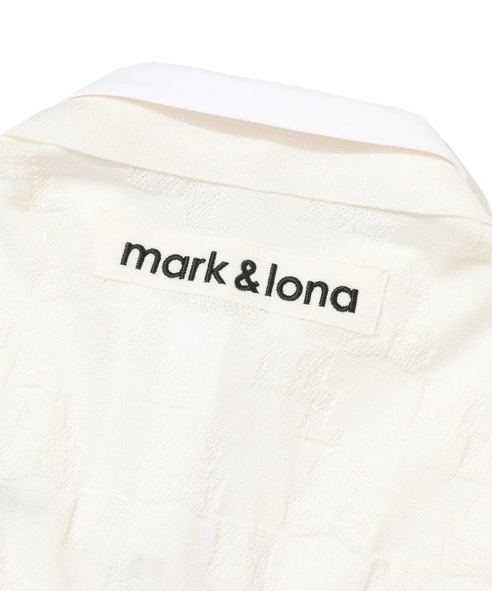 MARK&LONA WOMENS Quadro Icon 2-Way Collar Knit Polo