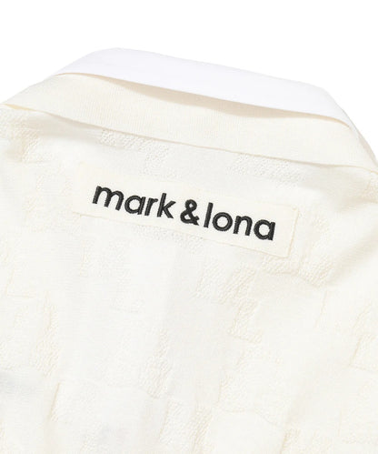MARK&LONA WOMENS Quadro Icon 2-Way Collar Knit Polo