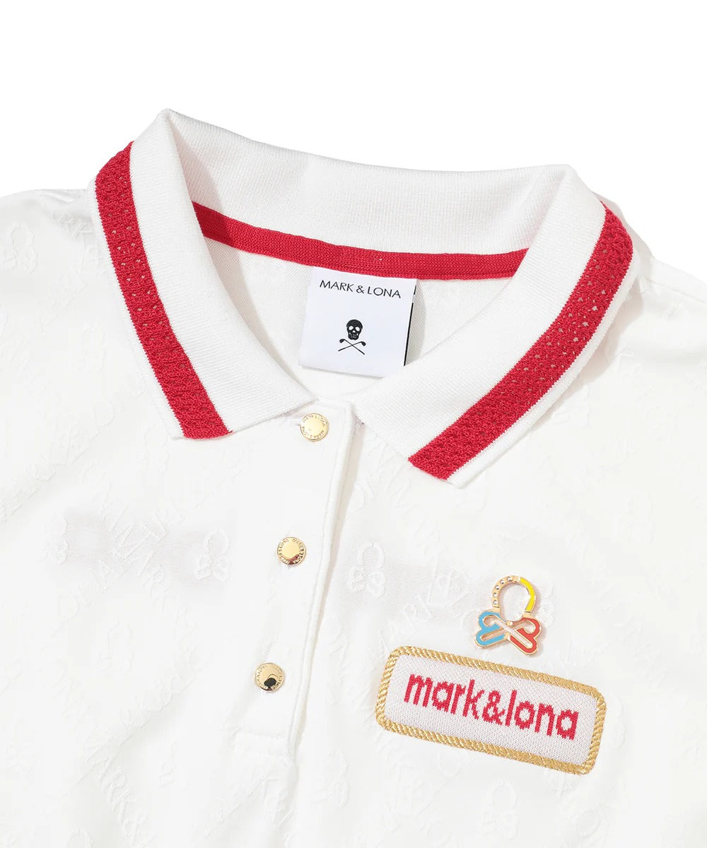 MARK&LONA WOMENS Adamant Jacquard Polo