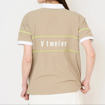 V12 WOMENS NEON L POLO
