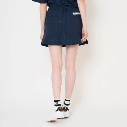 V12 WOMENS TYPO GRID SKIRT