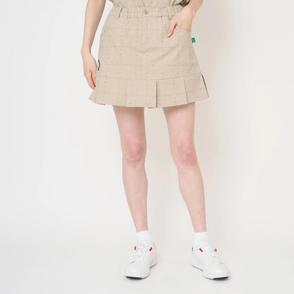 V12 WOMENS TYPO GRID SKIRT