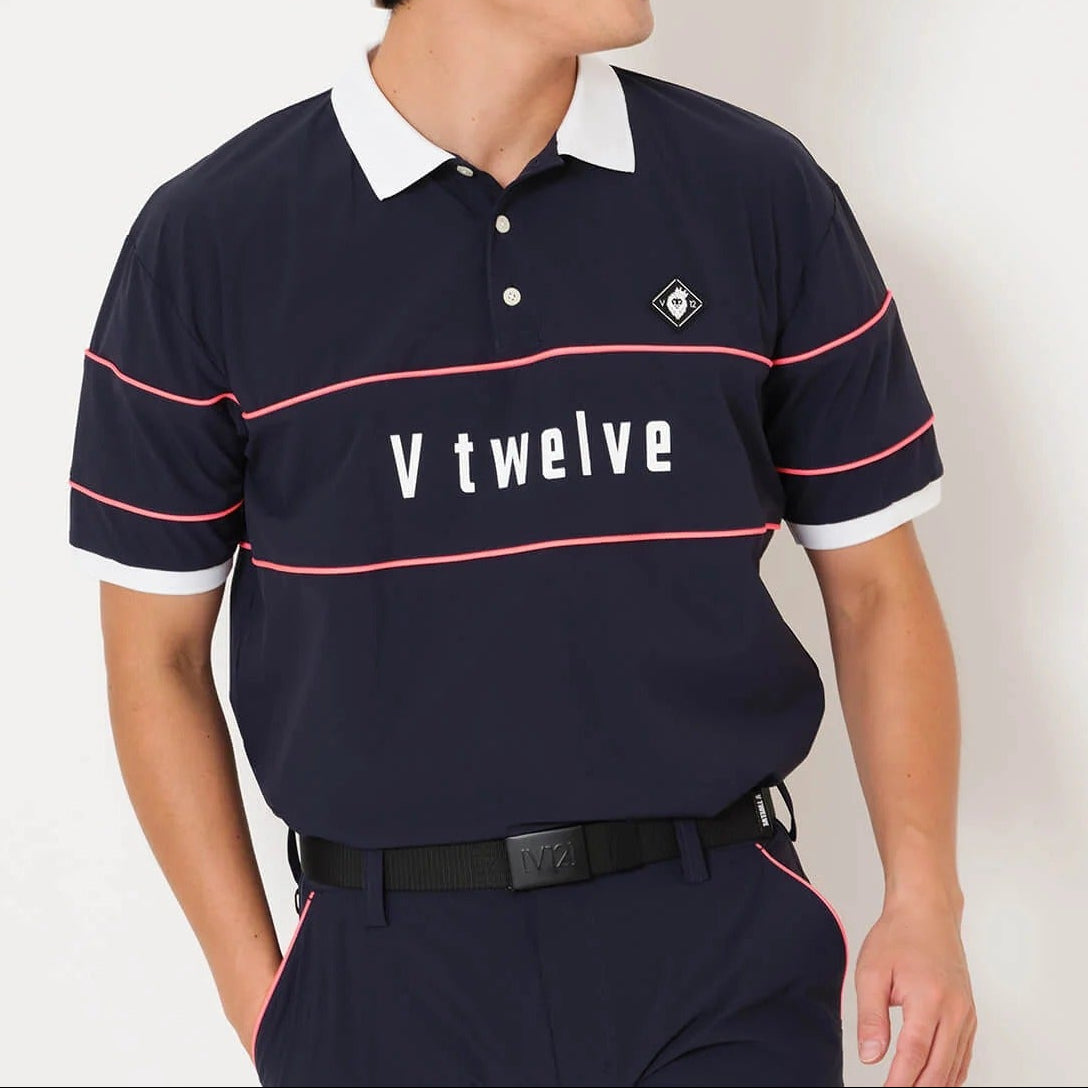 V12 MENS NEON L POLO