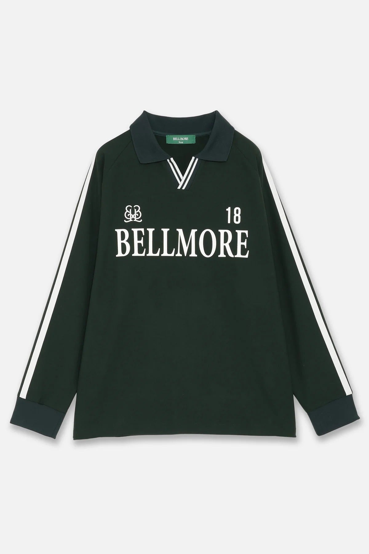 BELLMORE MENS LINE SLEEVE L/S POLO SHIRTS