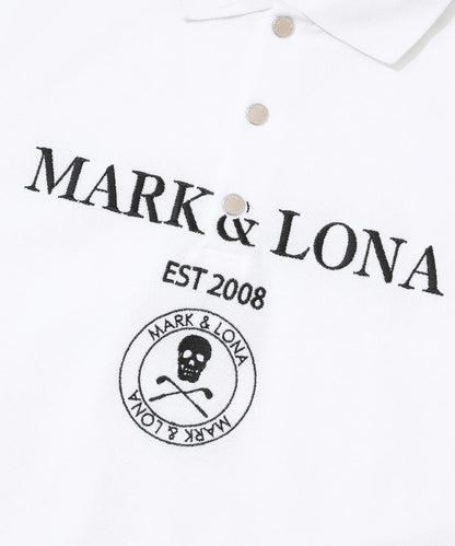 MARK&LONA MENS Gauge Camouflage Jacquard Polo