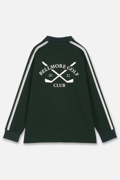BELLMORE MENS LINE SLEEVE L/S POLO SHIRTS