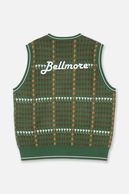 BELLMORE MENS PATTERNED KNIT VEST