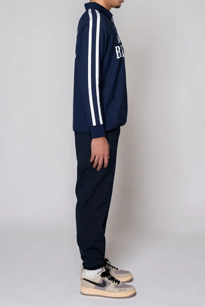 BELLMORE MENS LINE SLEEVE L/S POLO SHIRTS