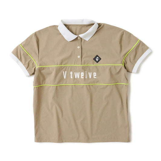 V12 WOMENS NEON L POLO