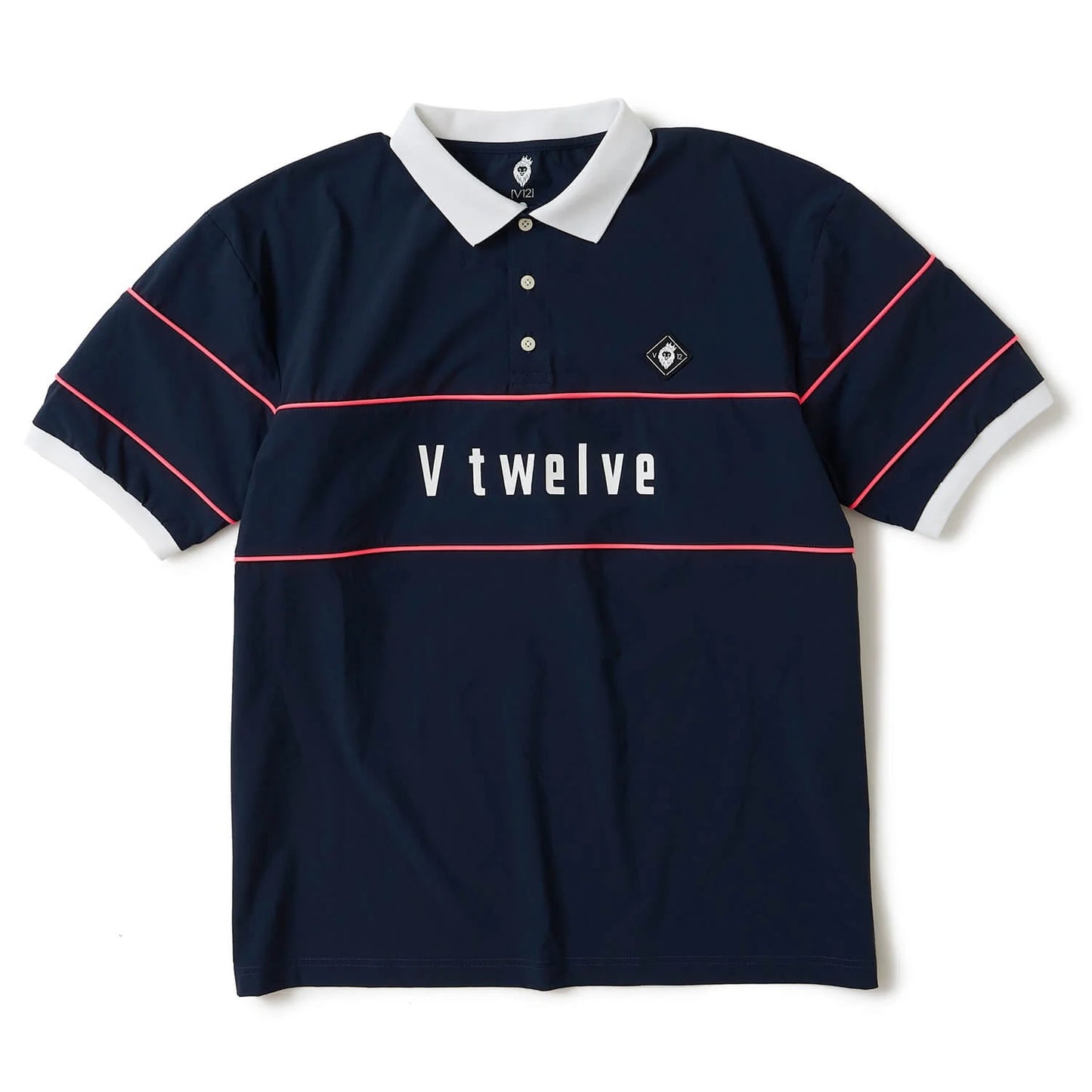 V12 MENS NEON L POLO