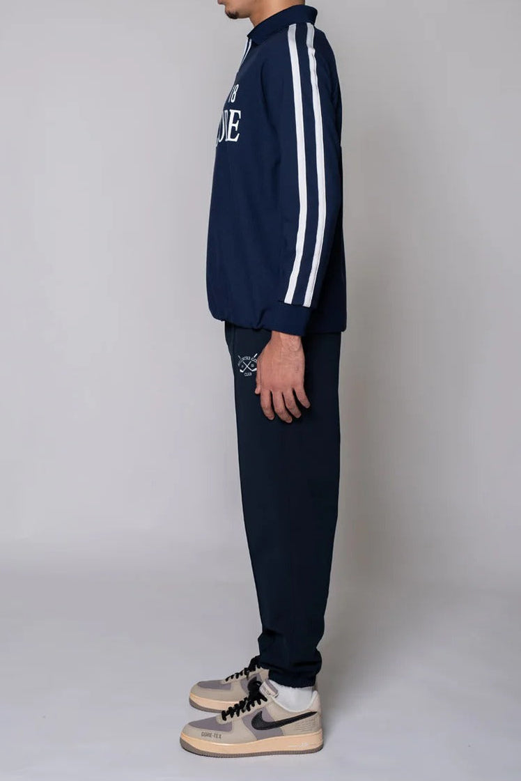 BELLMORE MENS LINE SLEEVE L/S POLO SHIRTS