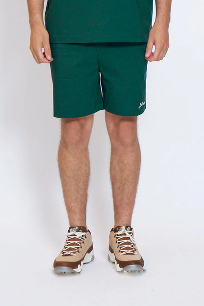BELLMORE MENS DRY-STRETCH LOGO SHORT PANTS