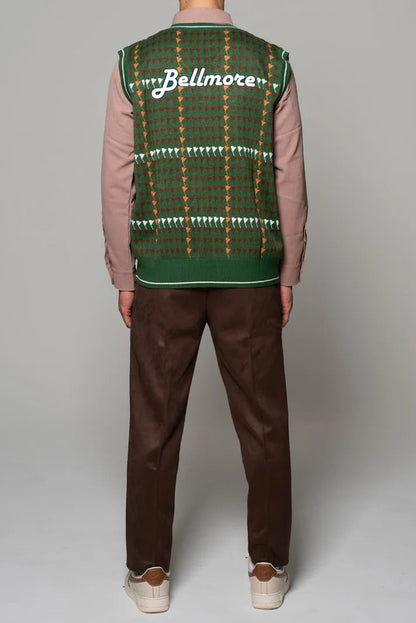 BELLMORE MENS PATTERNED KNIT VEST