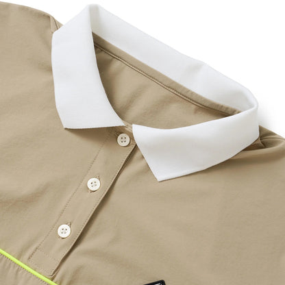 V12 WOMENS NEON L POLO