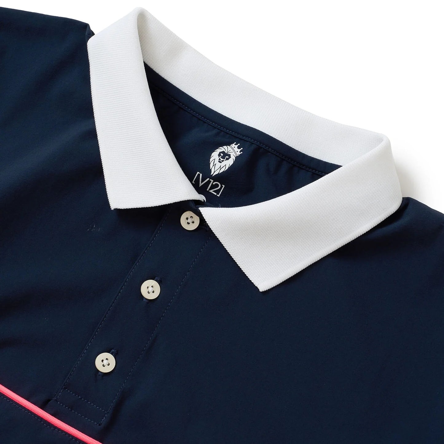 V12 MENS NEON L POLO