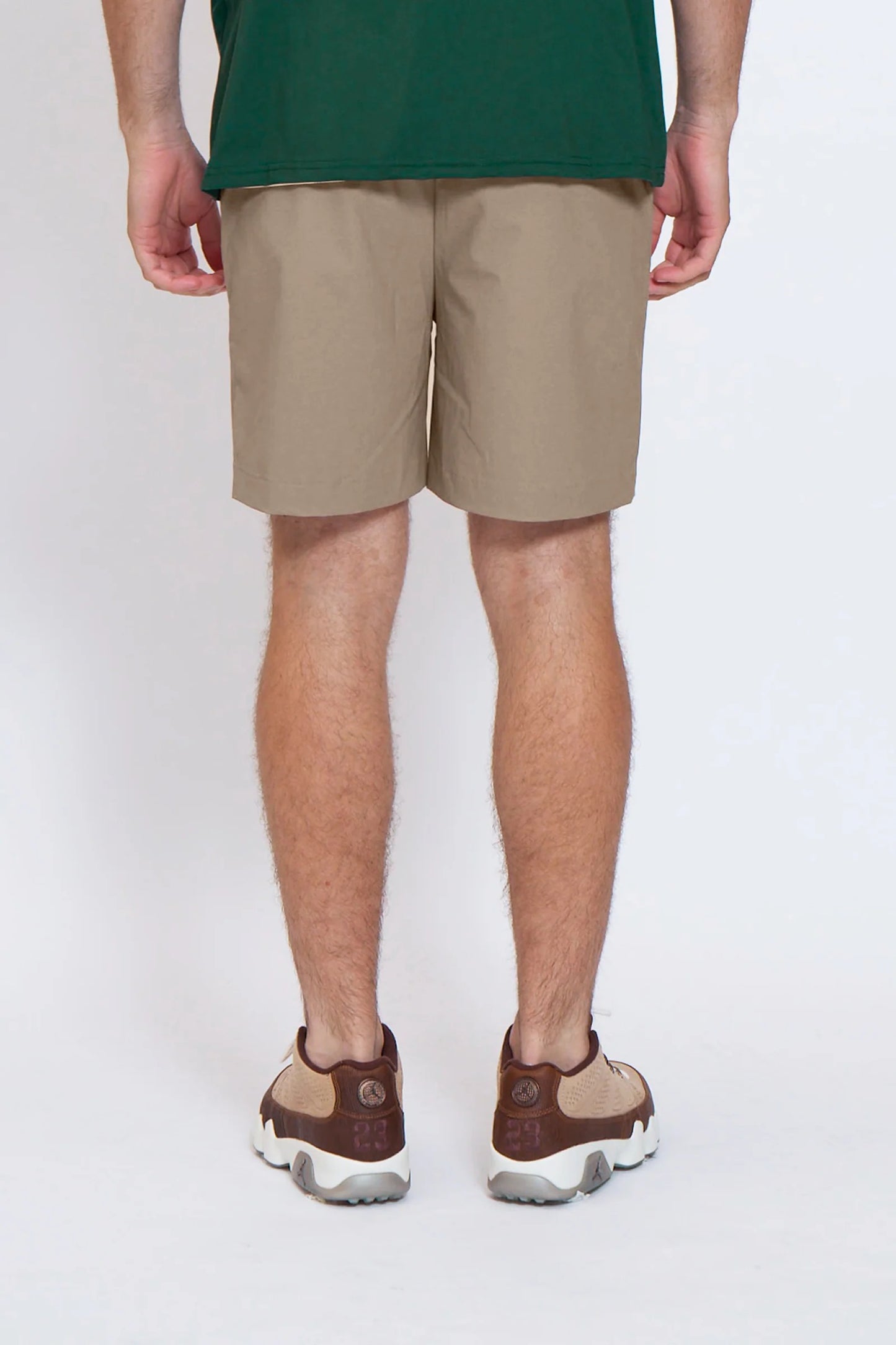 BELLMORE MENS DRY-STRETCH LOGO SHORT PANTS