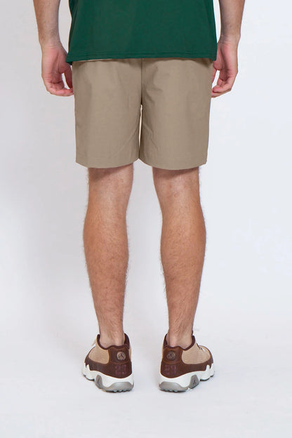 BELLMORE MENS DRY-STRETCH LOGO SHORT PANTS